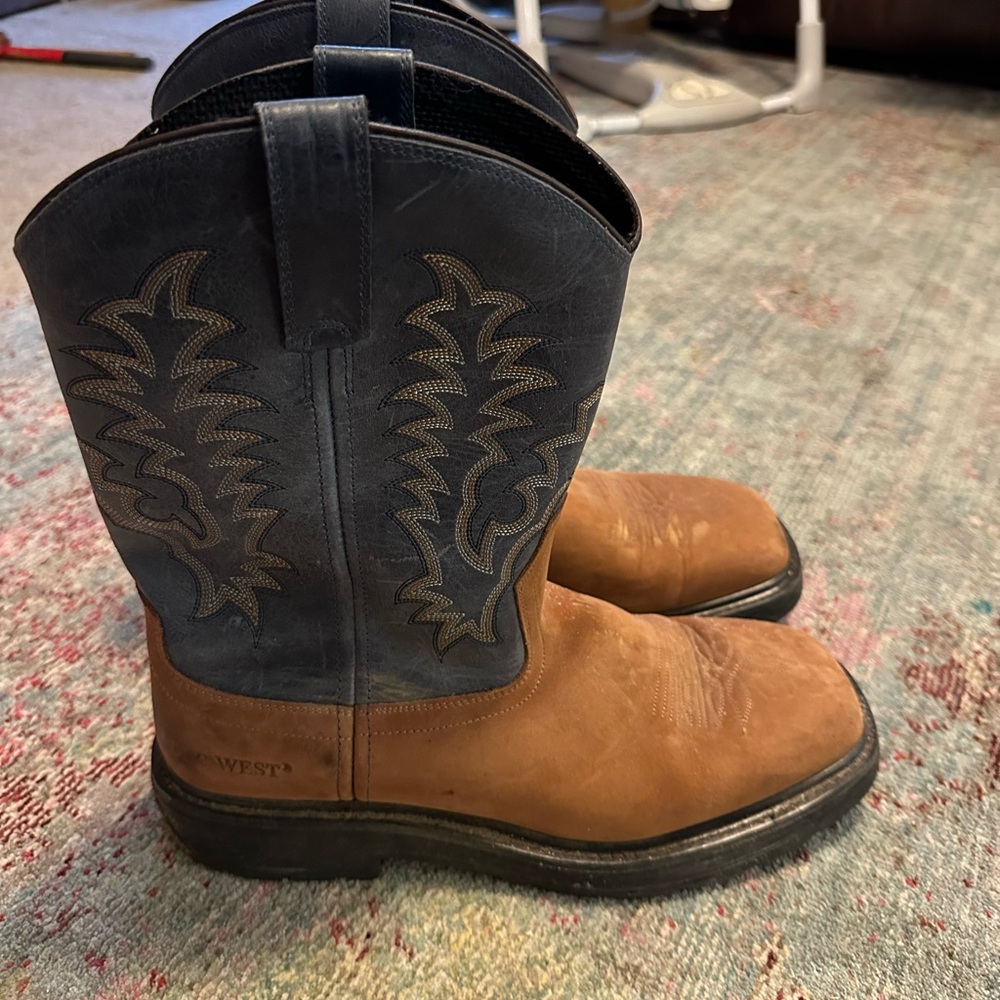Old West Work Boots tried on but not worn size 11D